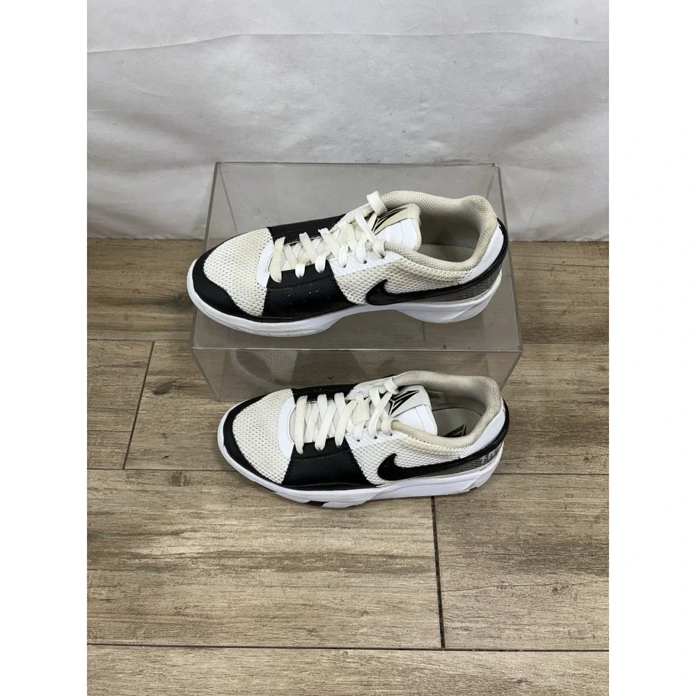 NIKE Ja Morant‎ 1 Scratch 2.0 DX2294-102 GS White Black Size 6y/7.5w